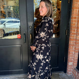 Harley Floral Embroidered Midi Dress