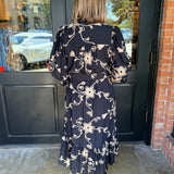 Harley Floral Embroidered Midi Dress