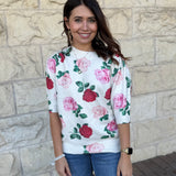 Rose Garden Knit Sweater