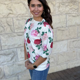 Rose Garden Knit Sweater