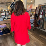 Lizzy Scalloped Hem Dress