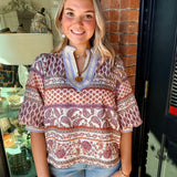 Toni Paisley Print Top