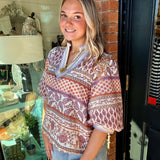 Toni Paisley Print Top