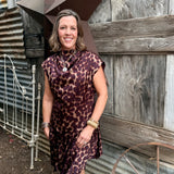 Josie Animal Print Mini Dress