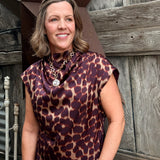 Josie Animal Print Mini Dress