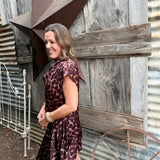 Josie Animal Print Mini Dress