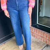 Bailey High Rise Palazzo Jeans