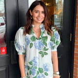 Mirla Floral Puff Sleeve Top