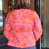 Marilyn Floral Peplum Cardigan