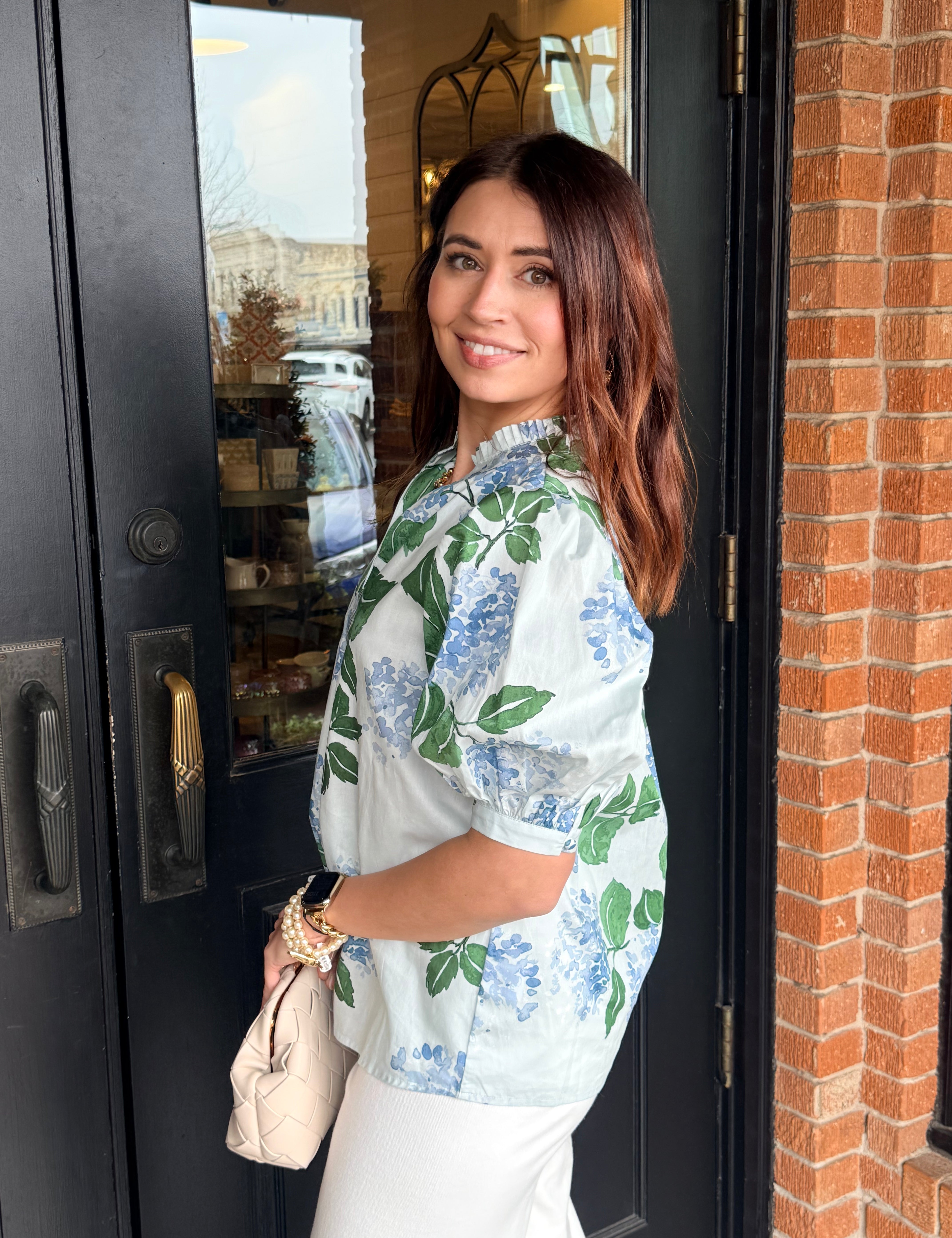 Mirla Floral Puff Sleeve Top