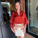 Amie Faux Suede Mini Skirt