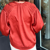 Avery Smocked Detail Blouse