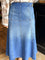Eliza Buckle Denim Midi Skirt
