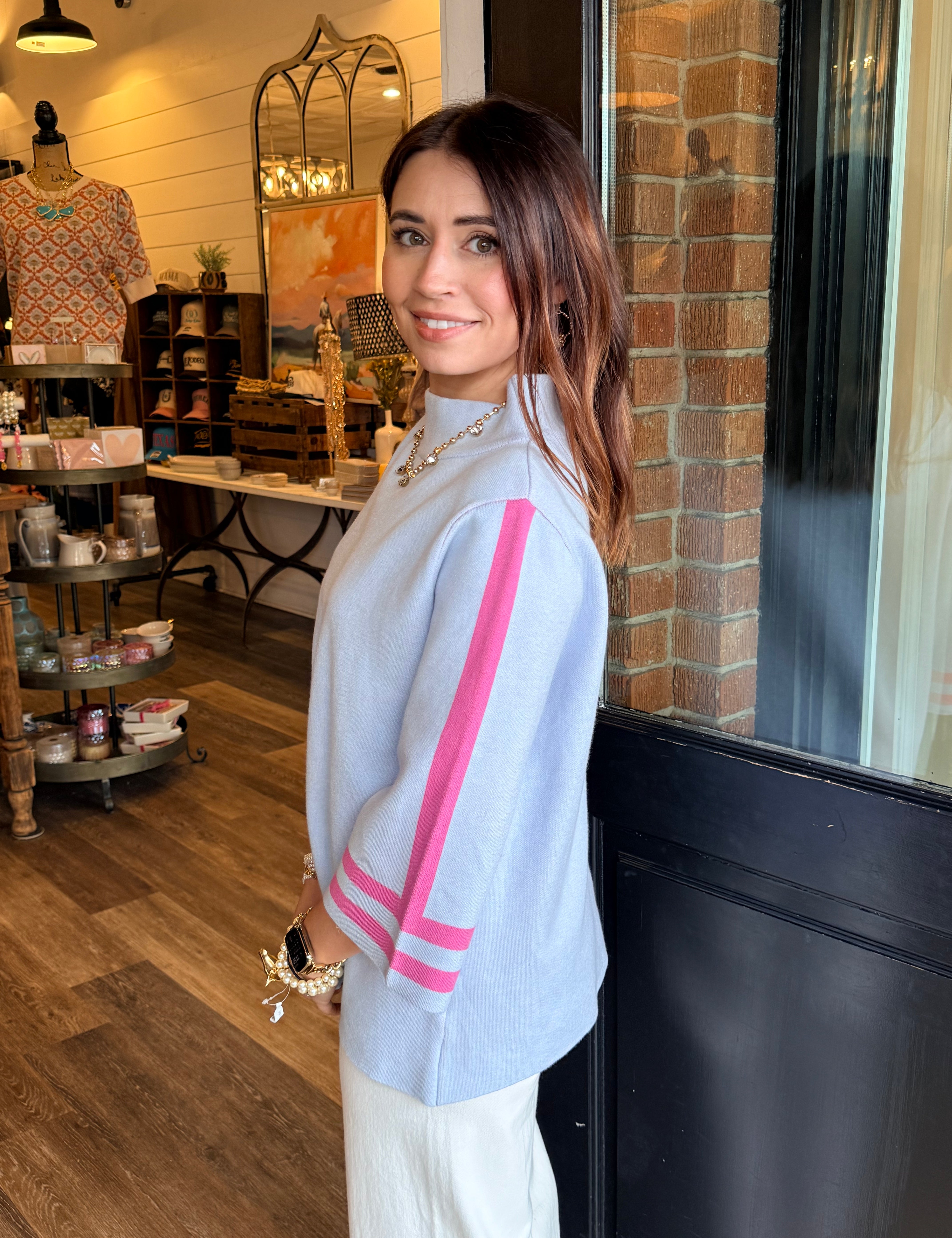 Olivia Scallop Edge Sweater