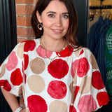 Elora Dot Print Tunic Dress