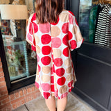 Elora Dot Print Tunic Dress