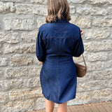Amber Denim Mini Dress