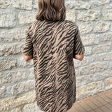 Nancy Tiger Print Mini Dress