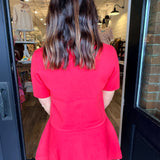 Maribel Button Knit Top