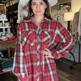 Emerson Plaid Top