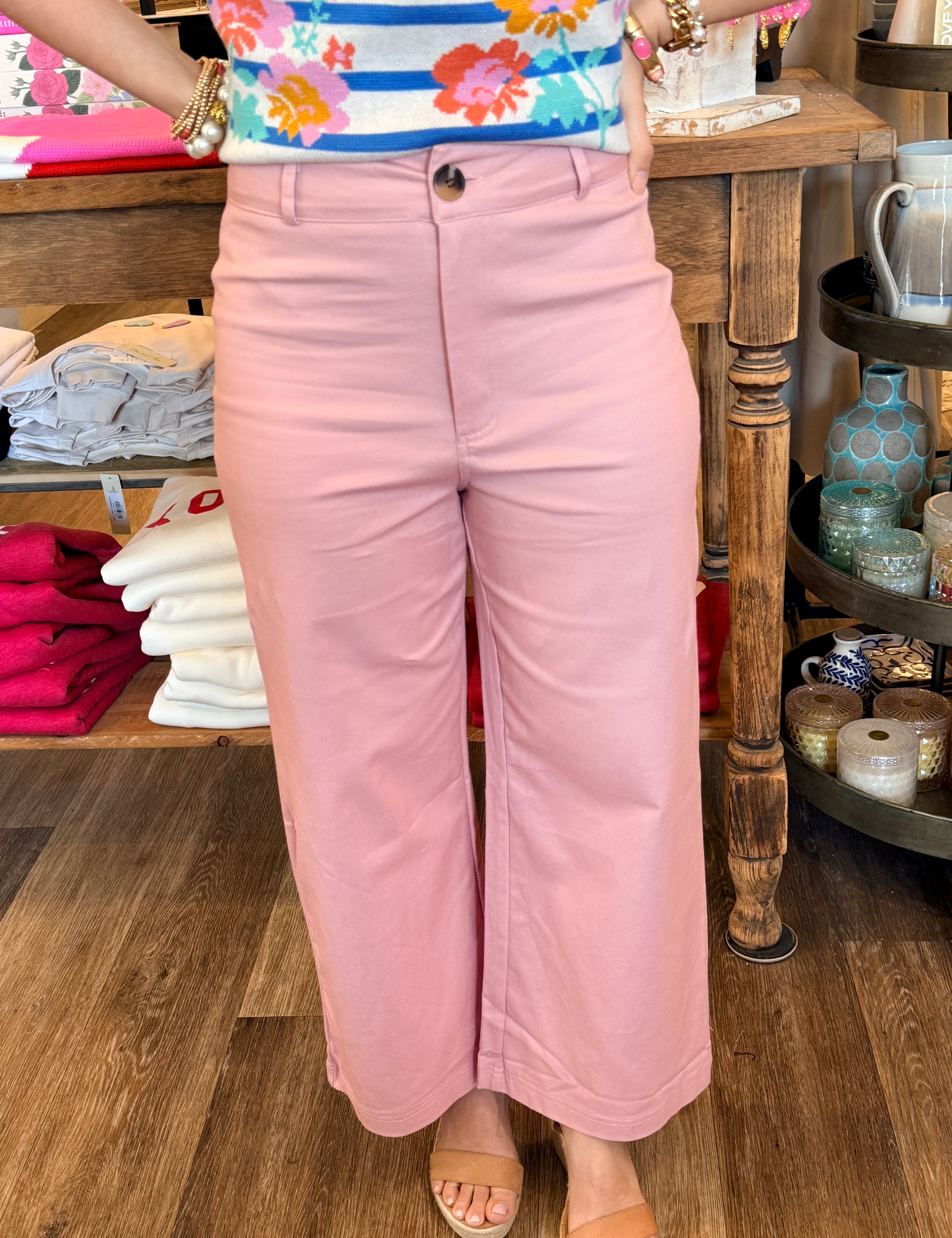 Sadie High-Waist Wide Leg Pants