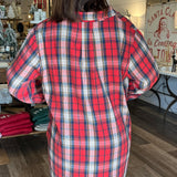 Emerson Plaid Top