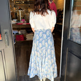 Betty Floral Tiered Maxi Skirt