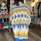 Everleigh Rustic Geometric Cardigan