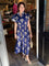 Evelyn Floral Print Midi Dress