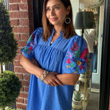 Ayla Embroidery Sleeve Dress