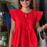Isla Cotton Poplin Top