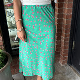 Ellie Floral Midi Skirt
