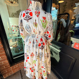 Elodie Smocked Waist Floral Dress