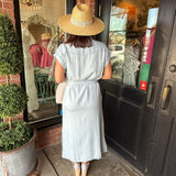 Kaili Waist-Tie Midi Dress