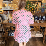 Riana Dot Shift Dress