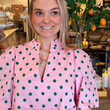 Riana Dot Shift Dress