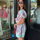 Emilia Belted Romper