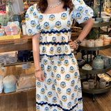 Margot Floral Peplum Top