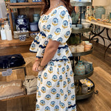 Margot Floral Midi Skirt