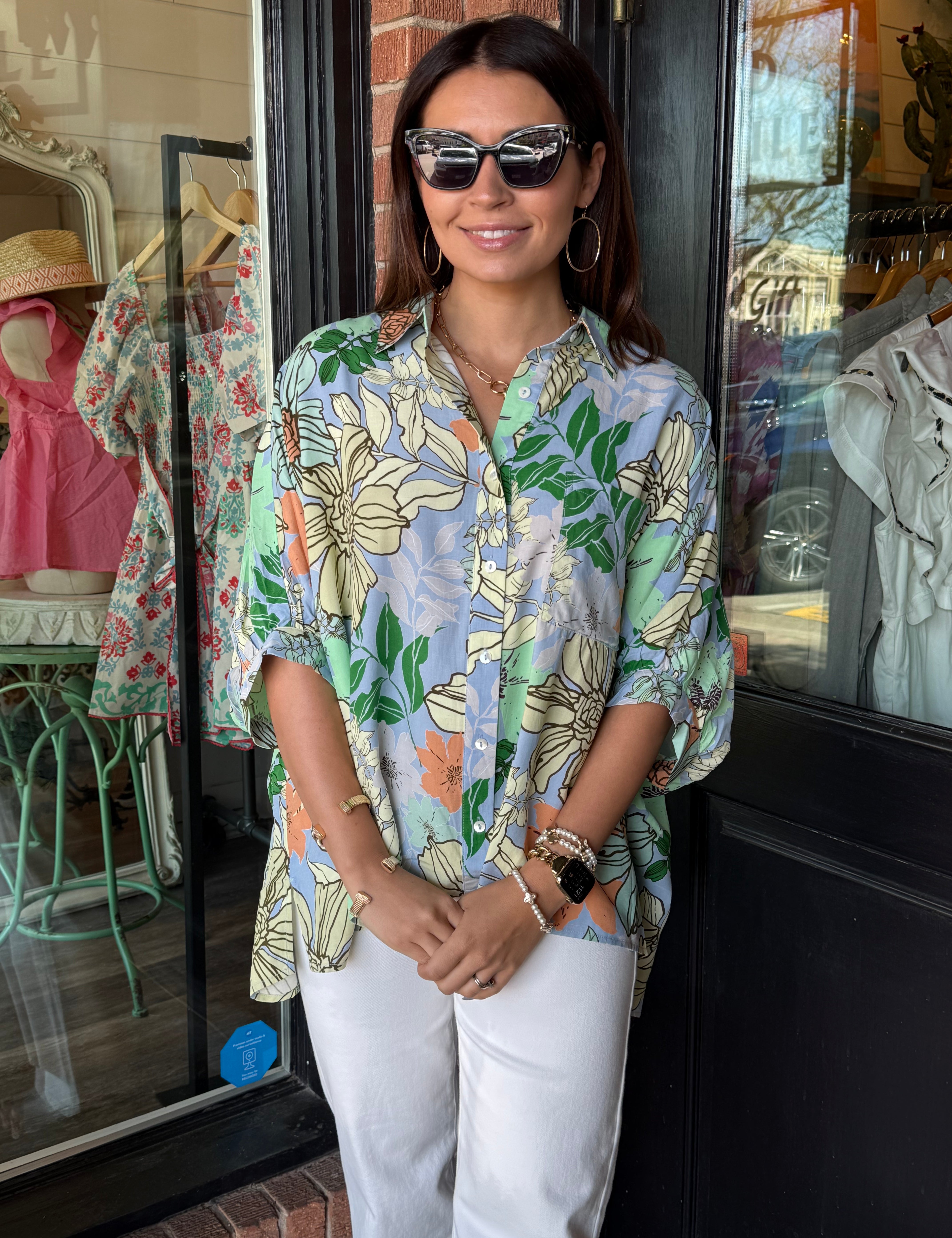 Mindy floral top