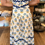 Margot Floral Midi Skirt