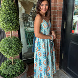 Violet Gauze Smocked Dress