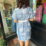 Jana Printed Denim Dress