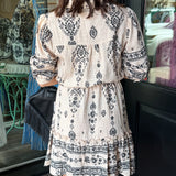 Meridian Tiered Shirt Dress