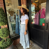 Elizabeth Long Tiered Skirt