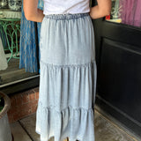 Elizabeth Long Tiered Skirt