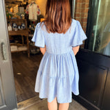 Maisie Embroidered Mini Dress