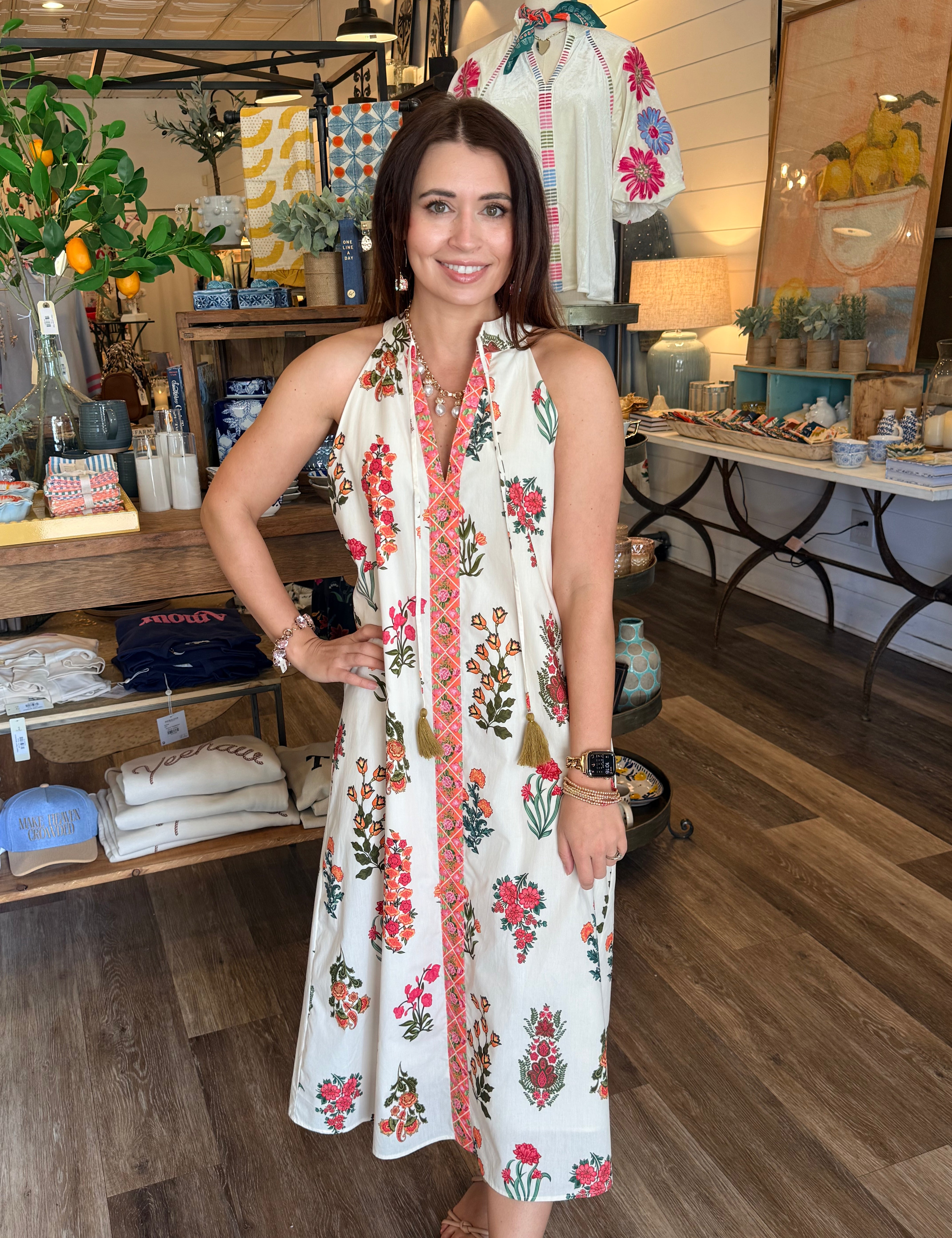 Mistie Floral Midi Dress