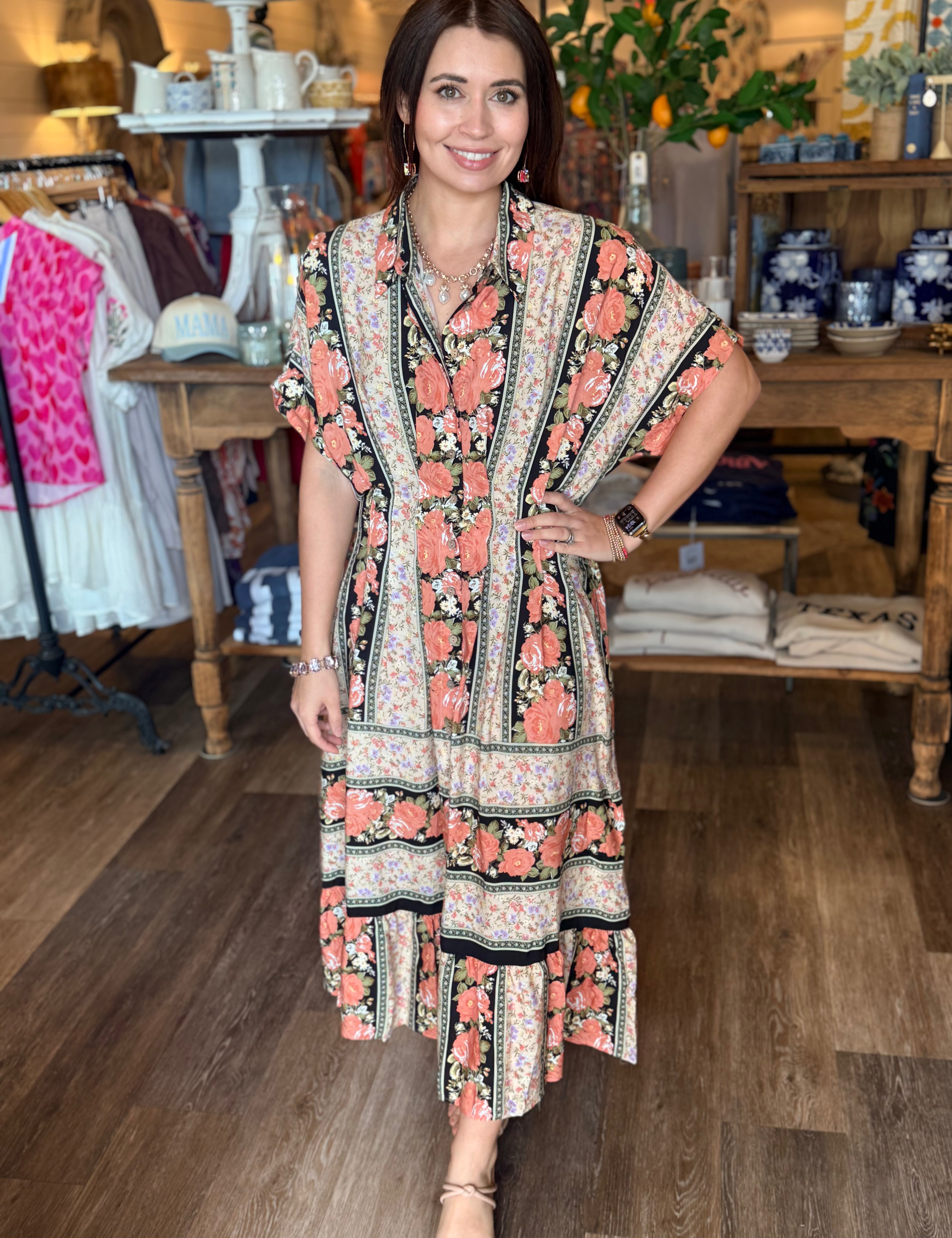 Kate Printed Maxi Dress