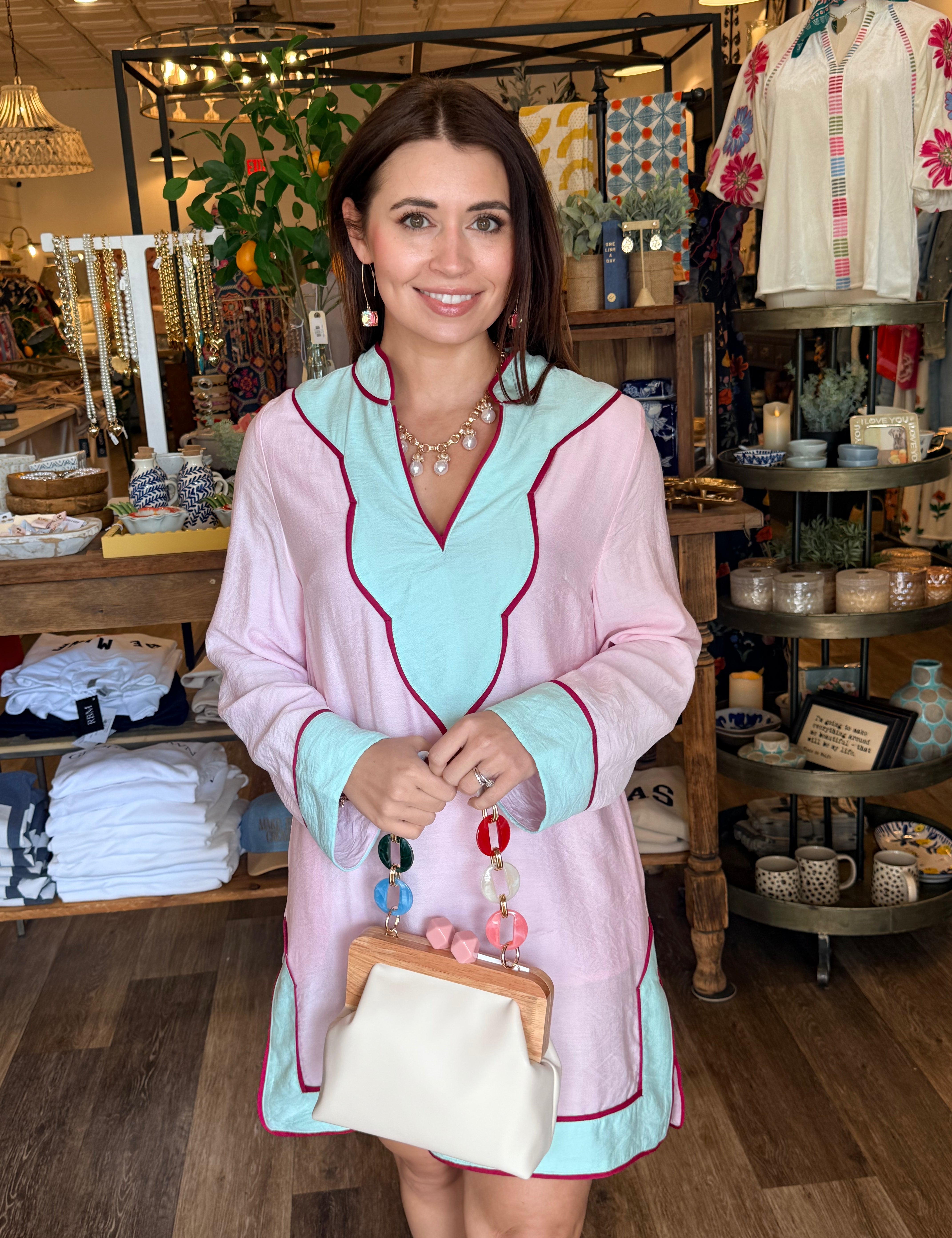 Claire Colorblock Shift Dress